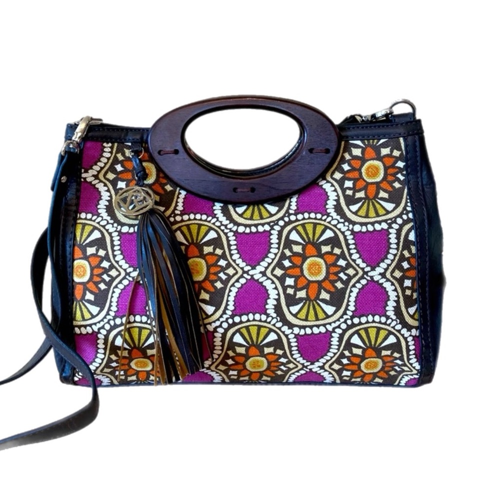 EUC 2010’s Vintage RELIC with Bold Geometric Print Shoulder or Handheld Bag